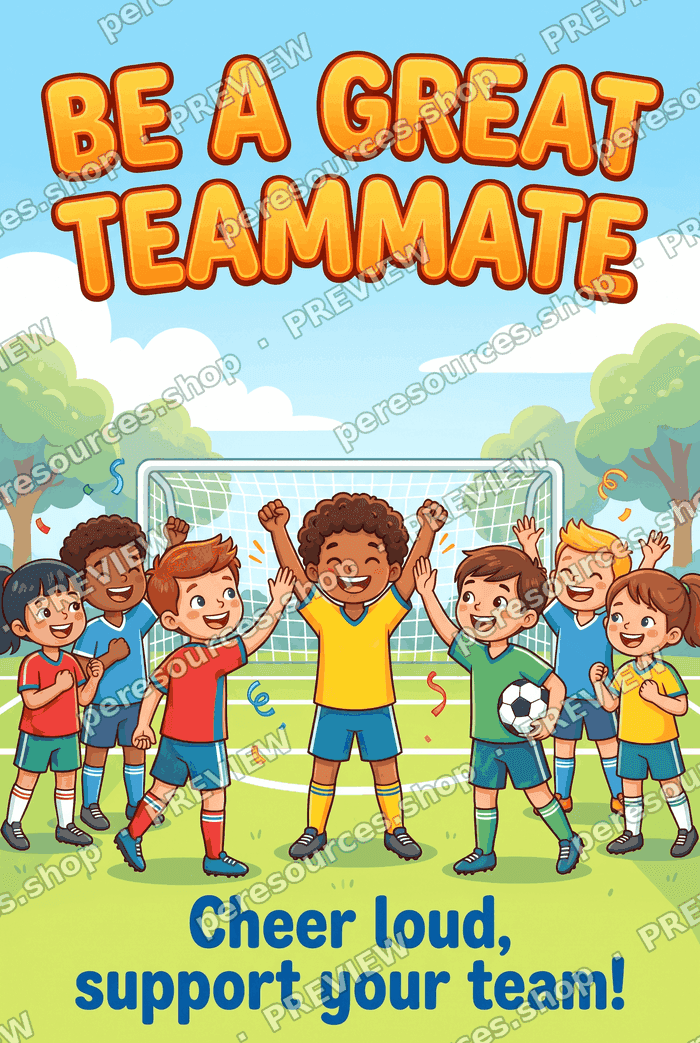 Be a Great Teammate Poster